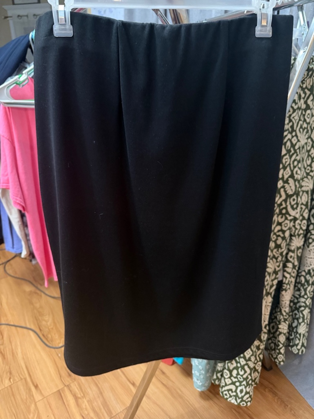 Cato Black Stretch Pencil Skirt